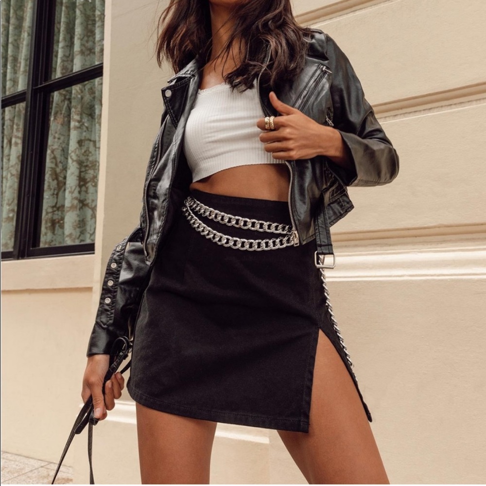 Princess Polly Lola Mini Skirt Black